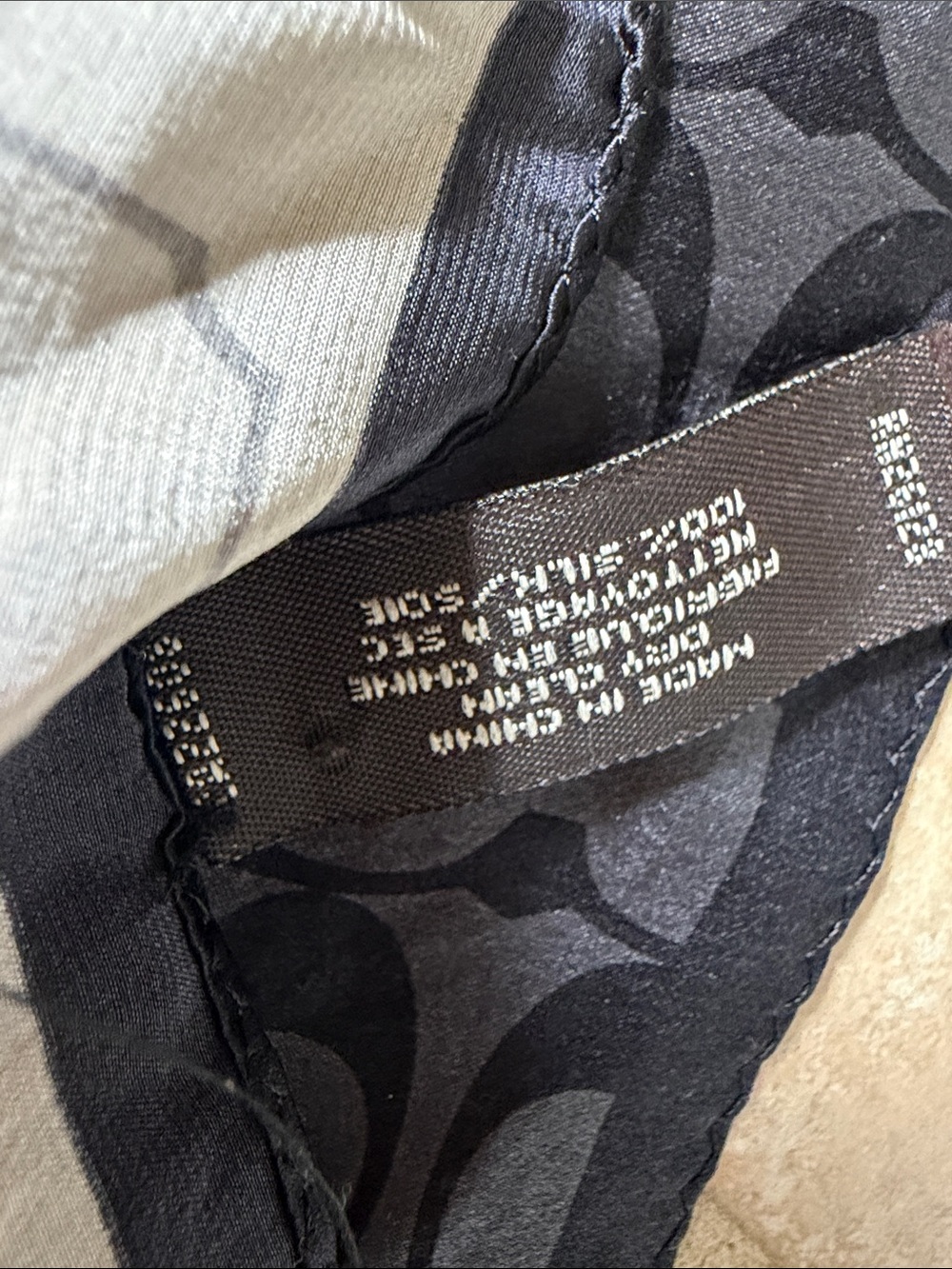 Coach Patchwork Signature Silk Scarf - Picture 8 of 9